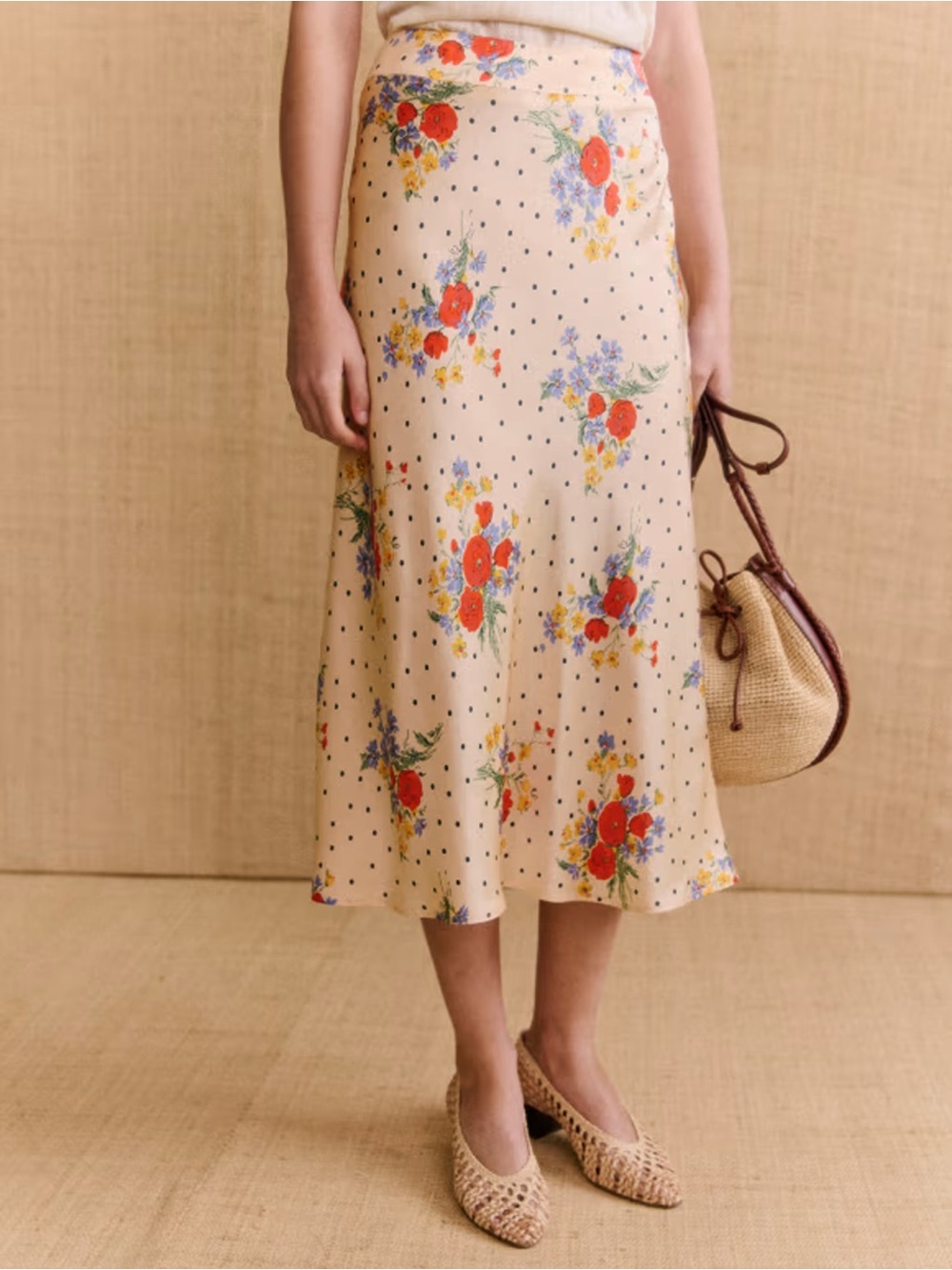 Sezane - Sandy Skirt - Poppy - Picture 1 of 13
